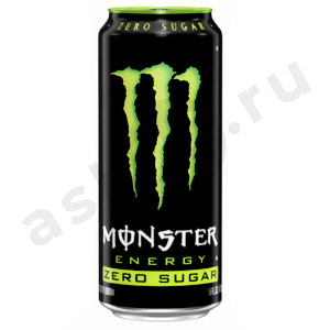 Напитки Энергетик MONSTER green zero 0,5л ж/б