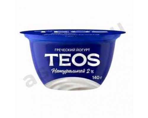 Молочные продукты Йогурт САВУШКИН TEOS натуральный 2% 140г