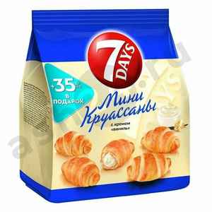 Сладости Круассан 7 Days ваниль 265г